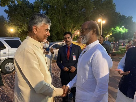 Chandrababu With VVIPs In Delhi